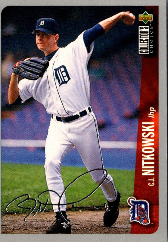 1996 Collector's Choice Silver Signature C.J. Nitkowski #545