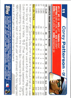 2004 Topps Opening Day Corey Patterson #11
