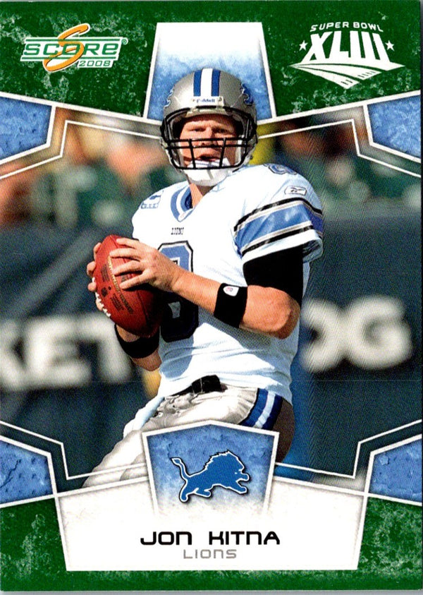 2008 Score Super Bowl XLIII Jon Kitna #97