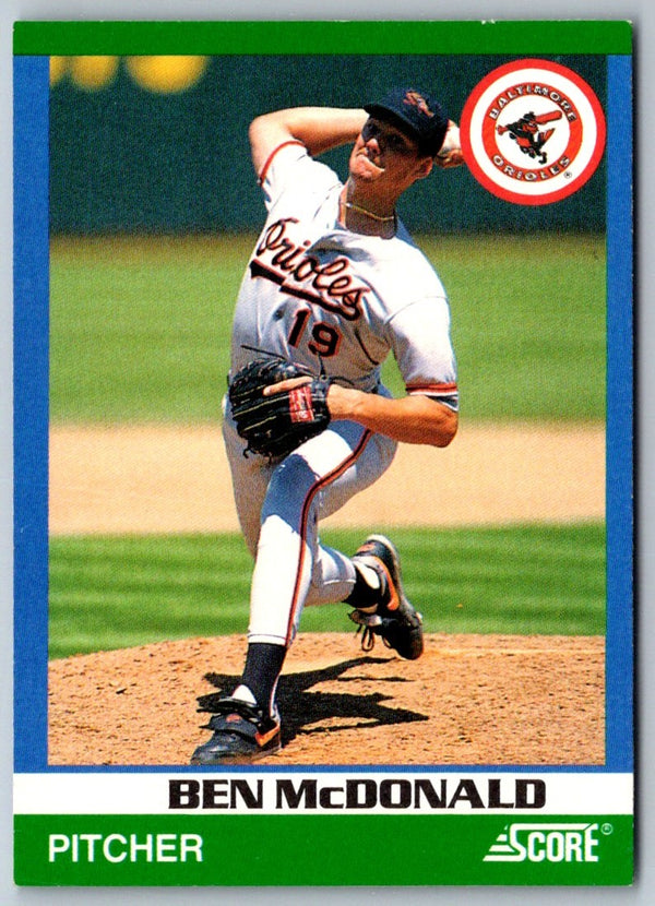 1991 Score 100 Rising Stars Ben McDonald #50