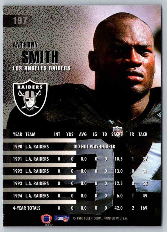 1995 Fleer Anthony Smith #197