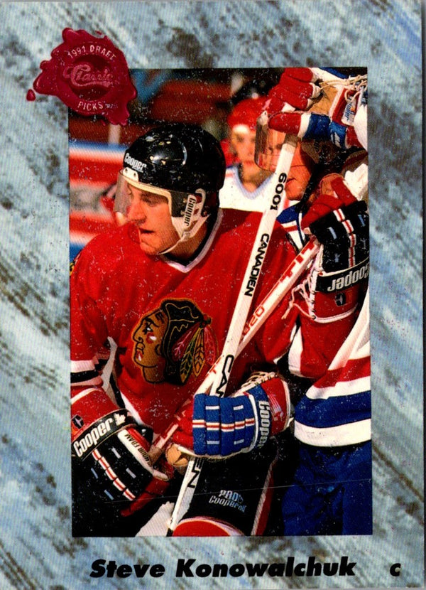 1991 Classic Draft Picks Steve Konowalchuk #46