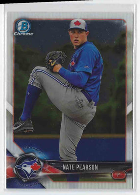 2018 Bowman Chrome Nate Pearson Hot! #BDC-118