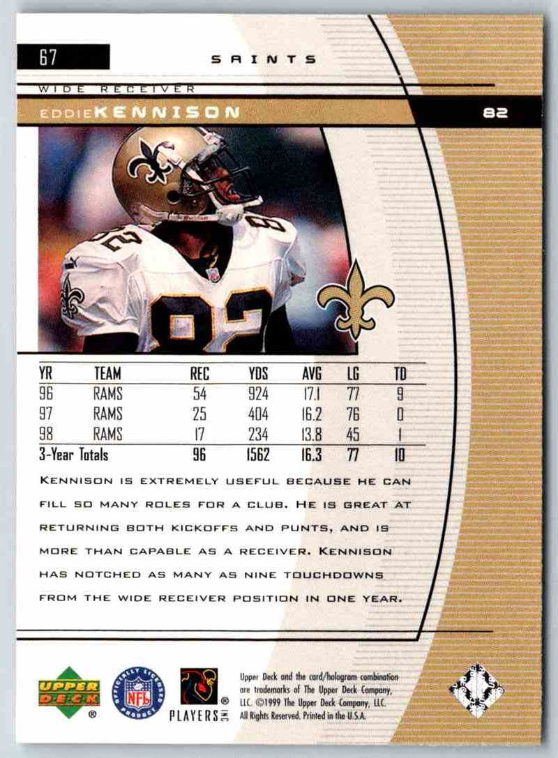 1999 Upper Deck Black Diamond Eddie Kennison