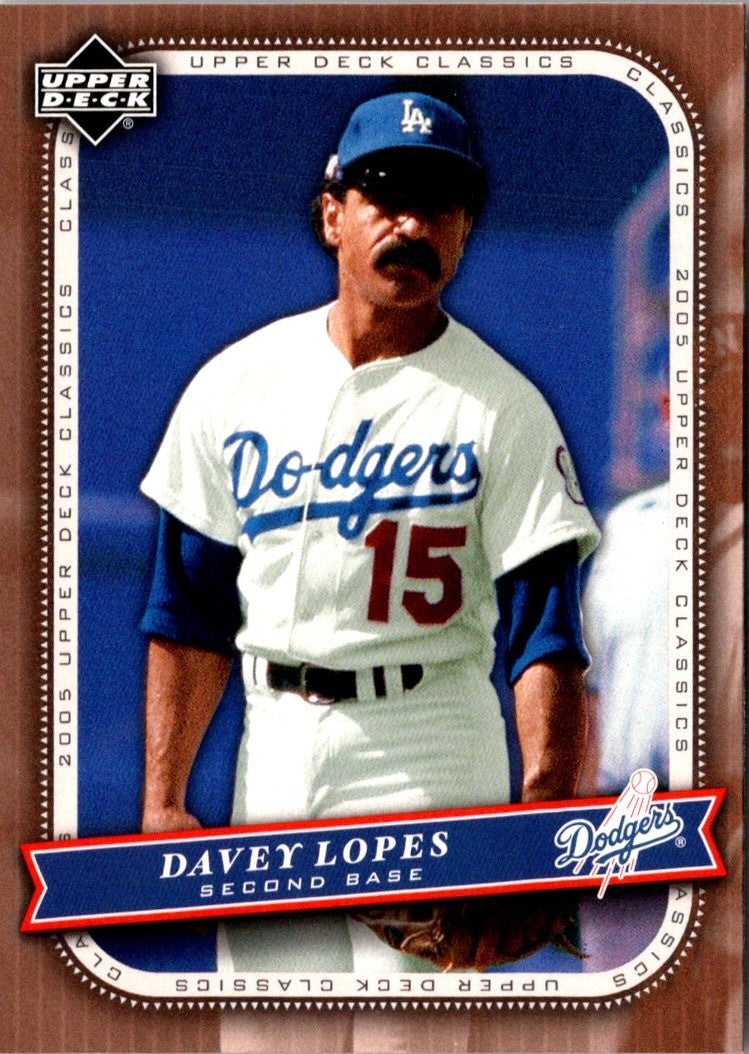 2005 Upper Deck Classics Davey Lopes