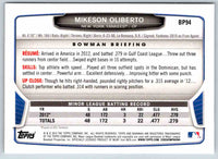2013 Bowman Mikeson Oliberto #BP94
