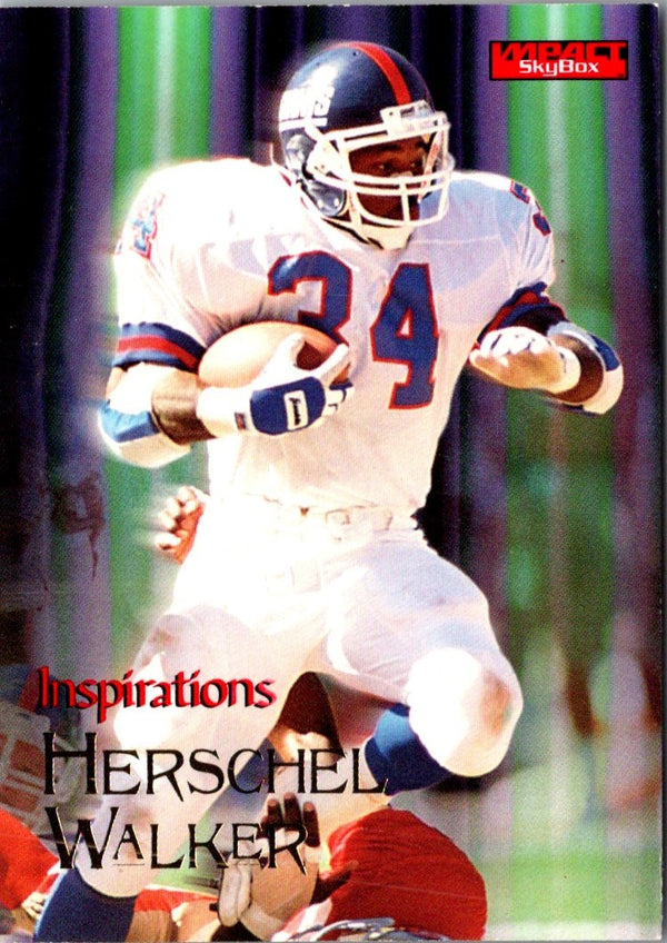 1996 SkyBox Impact Herschel Walker #193