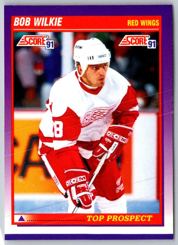 1991 Score American Bob Wilkie #328 Rookie