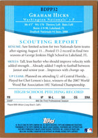 2008 Bowman Draft Picks & Prospects Chrome Graham Hicks #BDPP32