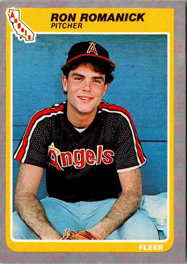 1985 Fleer Ron Romanick #309 Rookie