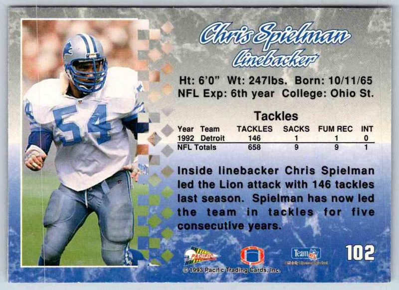 1998 Pacific Chris Spielman