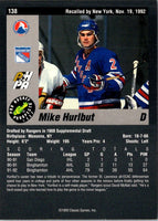 1993 Classic Pro Prospects Mike Hurlbut #138
