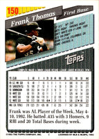 2010 topps Frank Thomas #CMT158