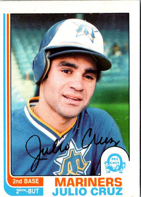 1982 O-Pee-Chee Julio Cruz #130
