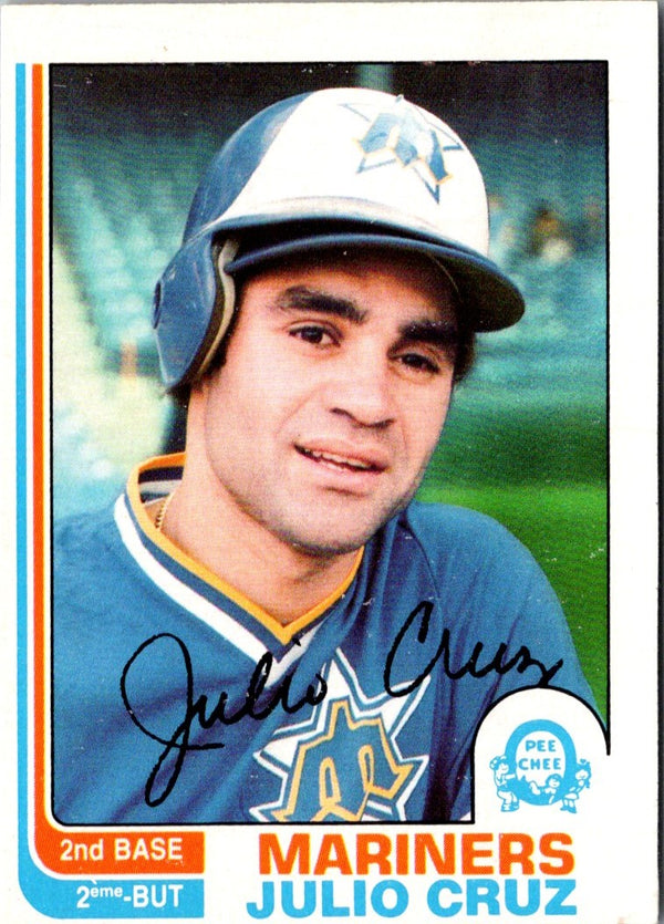 1982 O-Pee-Chee Julio Cruz #130