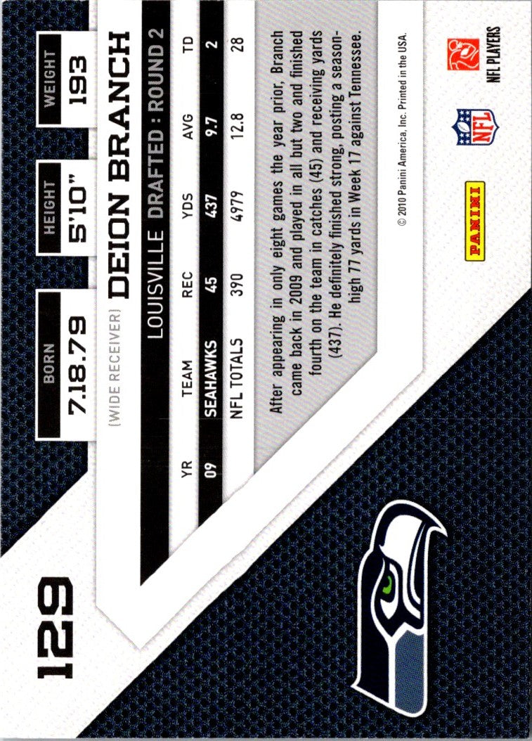 2010 Panini Rookies & Stars Deion Branch