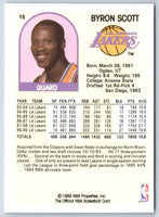 1989 NBA Hoops Byron Scott #15