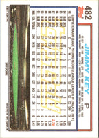 1992 Topps Jimmy Key #482