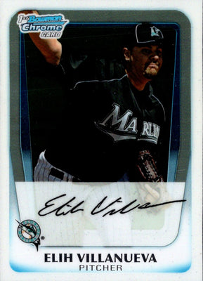 2011 Bowman Chrome Prospects Elih Villanueva #BCP69