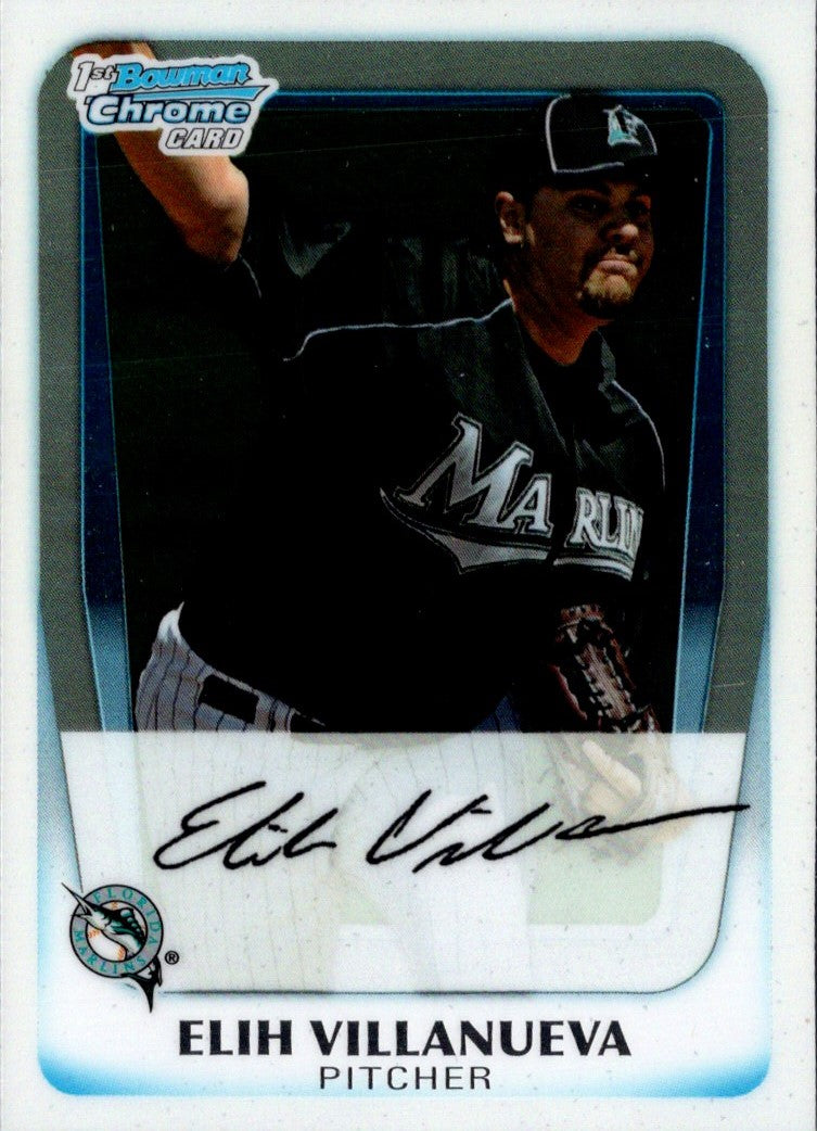 2011 Bowman Chrome Prospects Elih Villanueva