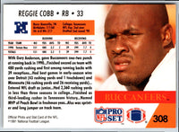 1991 Pro Set Reggie Cobb #308