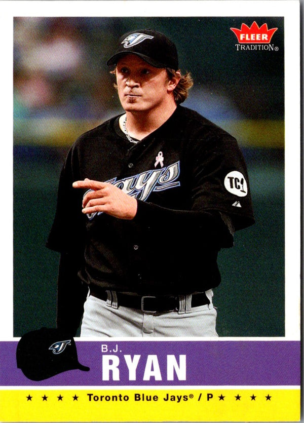 2006 Fleer Tradition B.J. Ryan #37