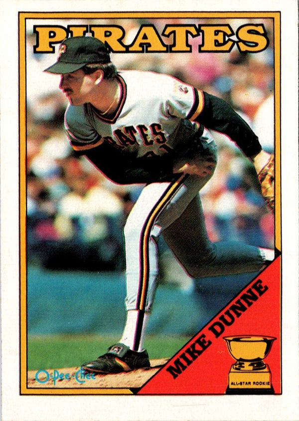 1988 O-Pee-Chee Mike Dunne #224