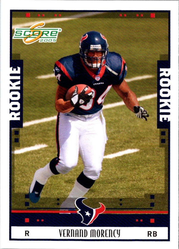 2005 Score Vernand Morency #371 Rookie