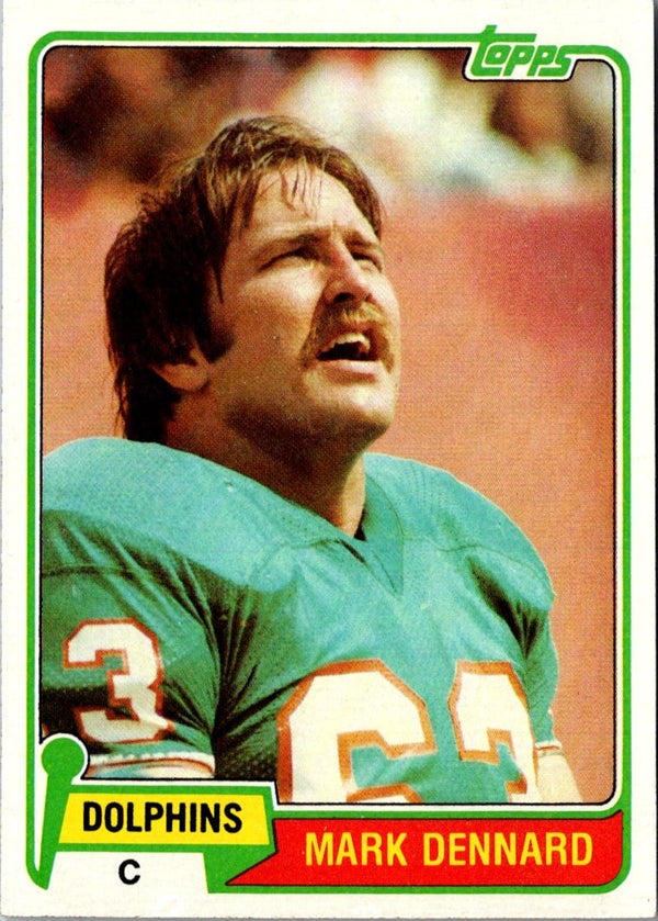 1981 Topps Mark Dennard #209 NM-MT