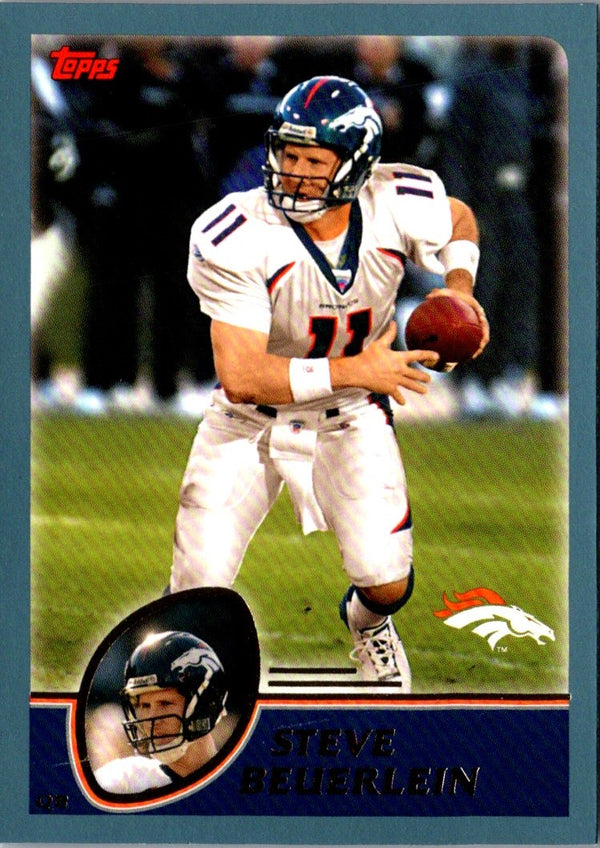2003 Topps Steve Beuerlein #190