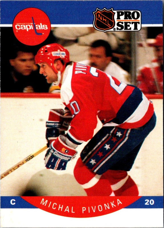 1990 Pro Set Michal Pivonka #319 Rookie