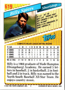 1993 Topps Gold Bill Spiers