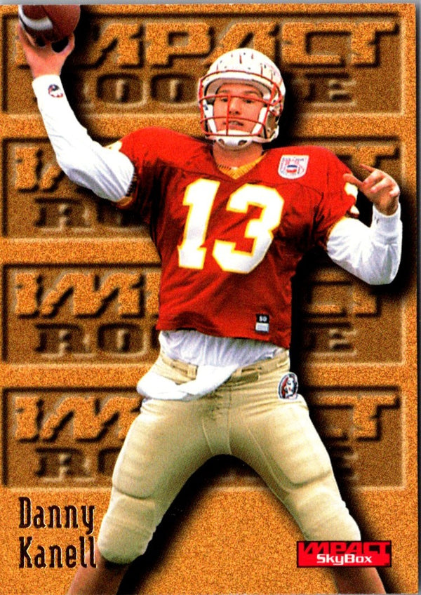 1996 SkyBox Impact Danny Kanell #173 Rookie