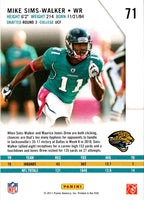 2011 Panini Certified Mike Sims-Walker #71