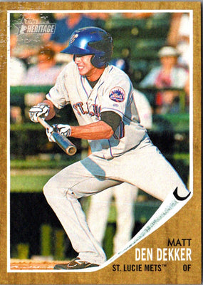 2011 Topps Heritage Minor League Matt Den Dekker #103