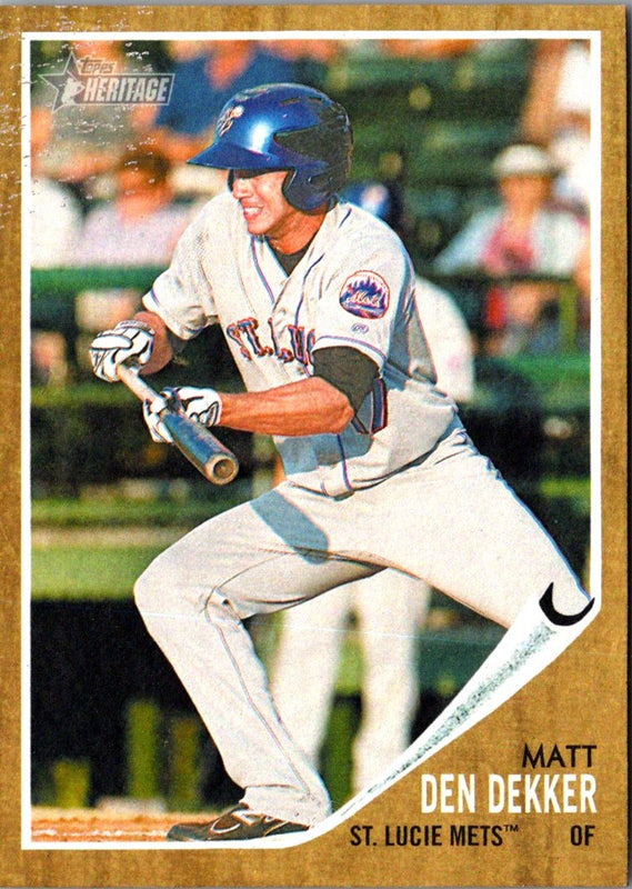 2011 Topps Heritage Minor League Matt Den Dekker #103