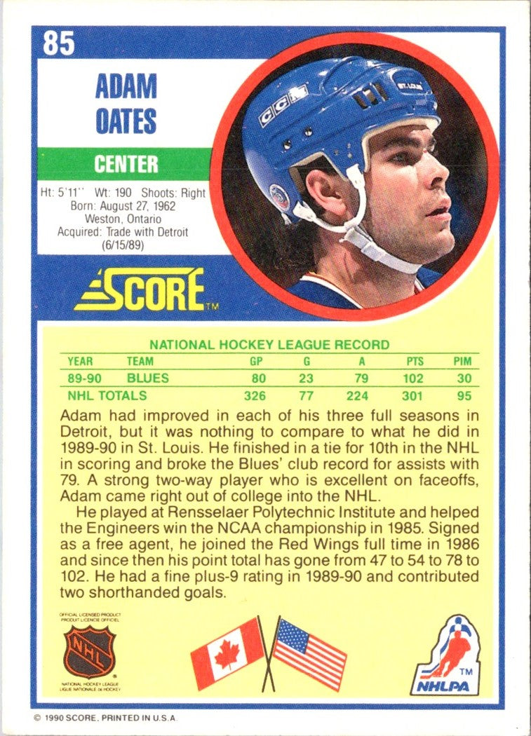 1990 Score Adam Oates