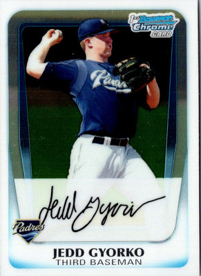 2011 Bowman Chrome Jedd Gyorko #BCP83