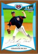 2008 Bowman Draft Picks & Prospects Chrome Graham Hicks