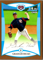 2008 Bowman Draft Picks & Prospects Chrome Graham Hicks #BDPP32