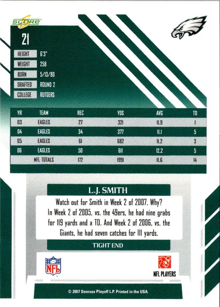 2007 Score L.J. Smith