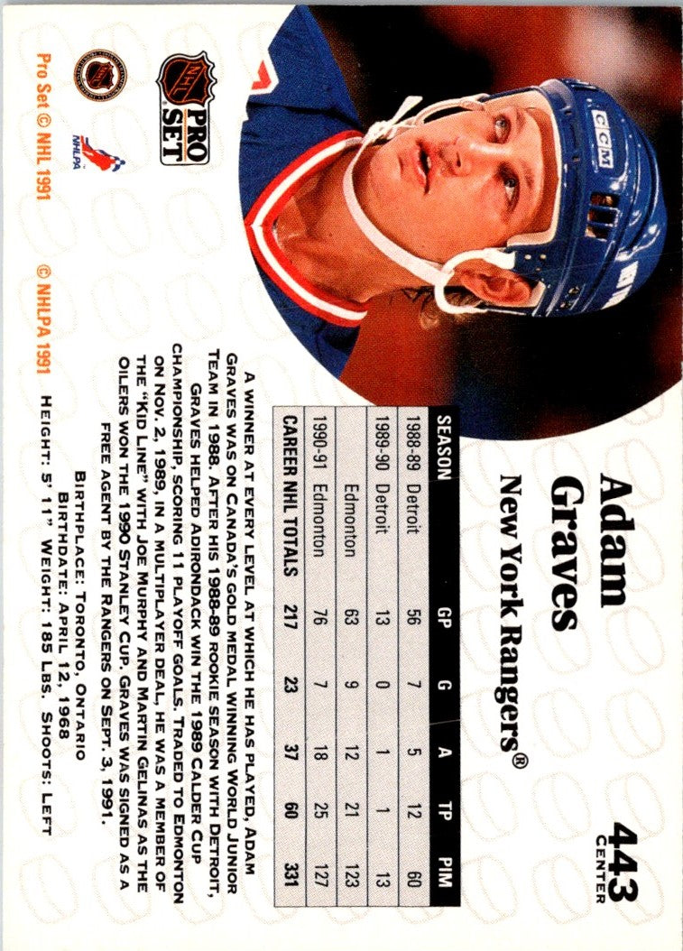1991 Pro Set Adam Graves