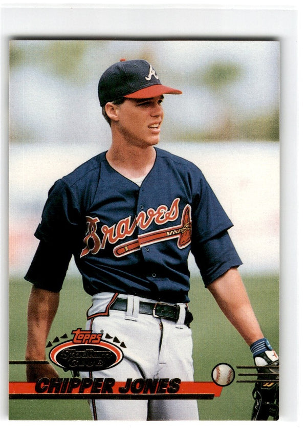 1993 Stadium Club Chipper Jones #638