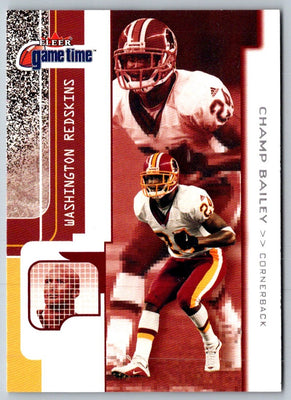 2001 Fleer Game Time Extra Champ Bailey #52