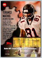 1997 Topps Stadium Club Football Terance Mathis #141