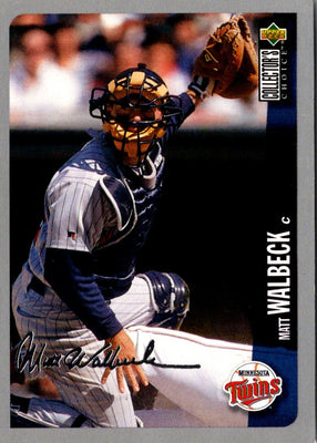 1996 Collector's Choice Silver Signature Matt Walbeck #603