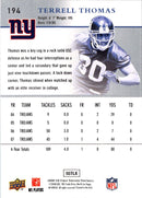 2008 Upper Deck First Edition Terrell Thomas