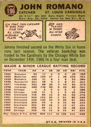 1967 Topps Johnny Romano