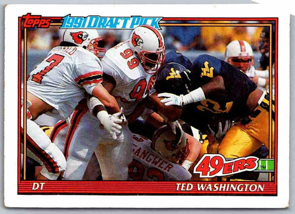 1991 Topps Football Ted Washington #60