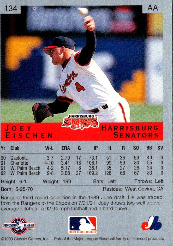 1993 Classic Best Joey Eischen